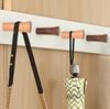 2 Stück Wandmontierter Hakenleiste Holz Eingangsbereich Haken Handtuchhalter Wandmontiert Kleider- und Huthaken Deko Halter Aufbewahrung Aufhänger