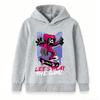 Kids Boys Girls Hoodie, Cool Skateboard Game Character Printed Long Sleeve Pullover Sweatshirt for Casual Daily Wear
