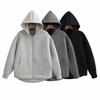202 Evropský a americký zimní retro svetr mikina na zip móda dlouhý rukáv street parka ženy ven