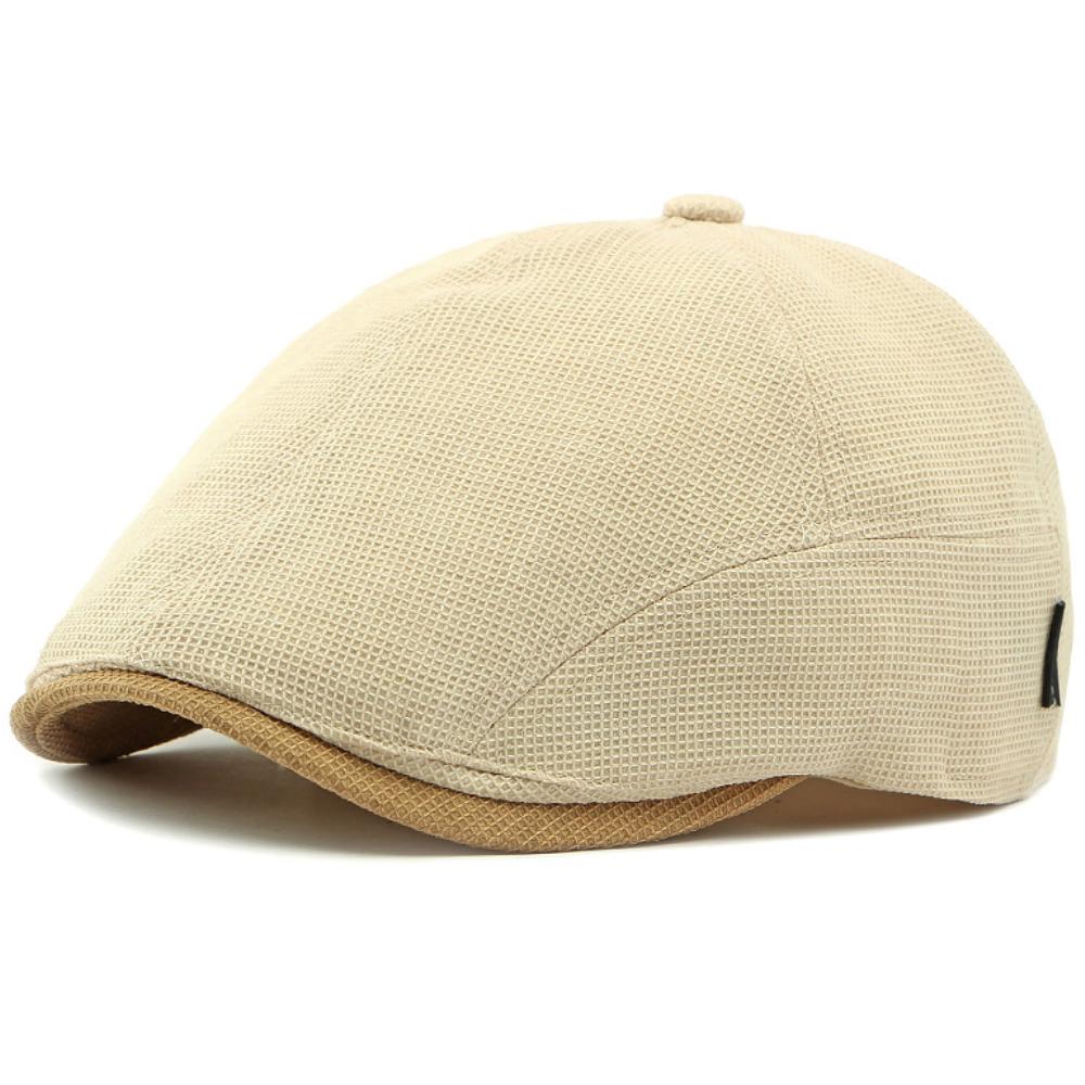 HT4818 Berets Breathable Spring Summer Caps for Men Women Artist Painter Beret Hat Adjustable Ivy Flat Cap Male Female Beret Cap