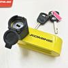 KOMINE Motorcycle Reminder Disc Lock Yellow LK-114