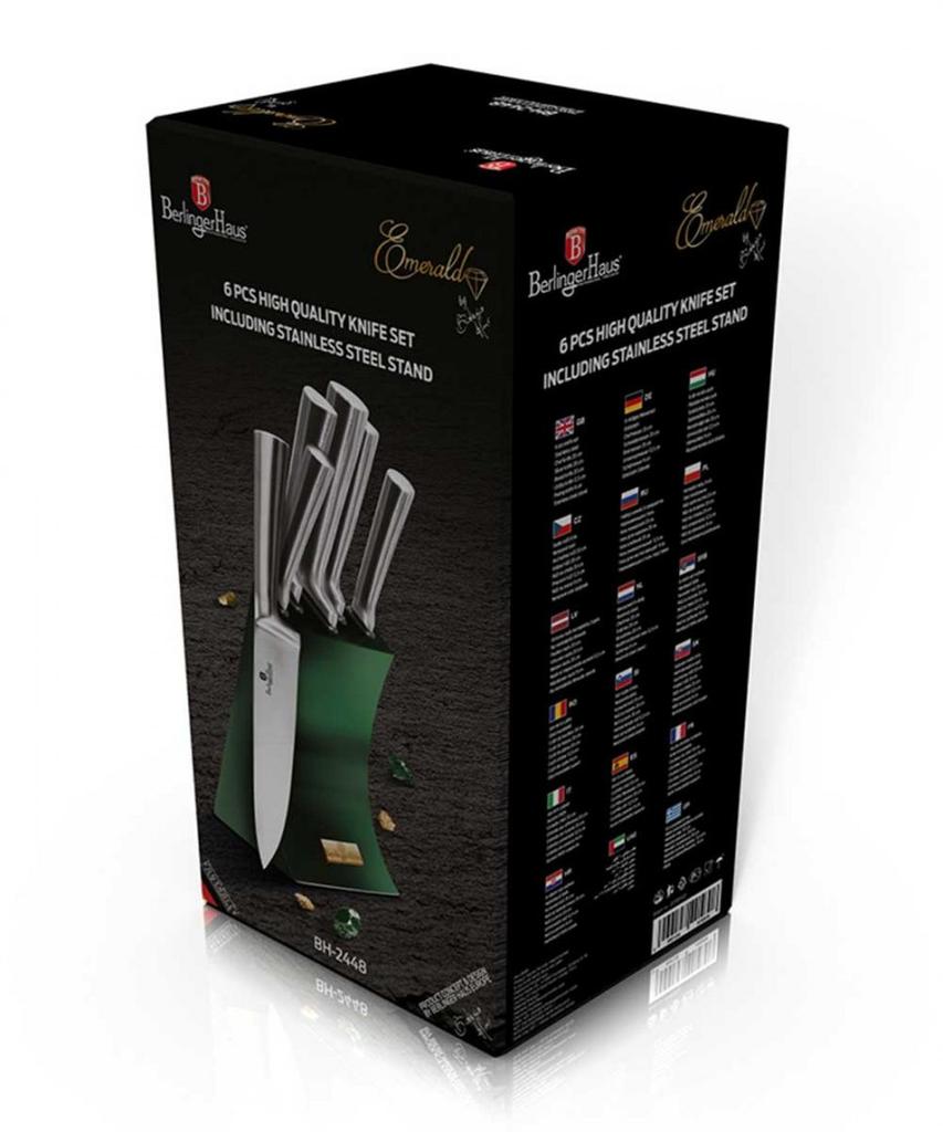 BERLINGER HAUS BH-2448 KNIFE SET IN STAND
