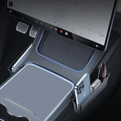 Cutie de depozitare auto pentru Tesla Model Y Model3 Cutie de depozitare cu fantă pentru scaun Cutie de depozitare laterală pentru ușă Model Y 3 Accesorii