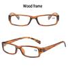 Reading Eyeglasses Rectangle Frame Clear Lens Design Glasses for Man Woman Ultralight Resin HD Presbyopic Eyeglasses