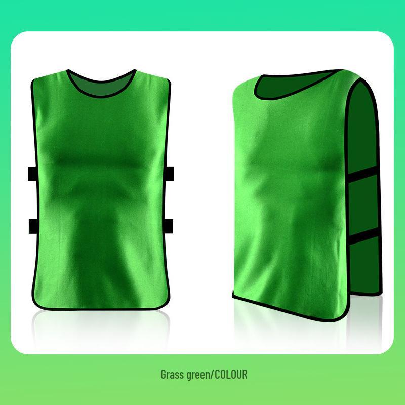 Customizable Team Football Vest: Numbered Training & School Exercise Uniform