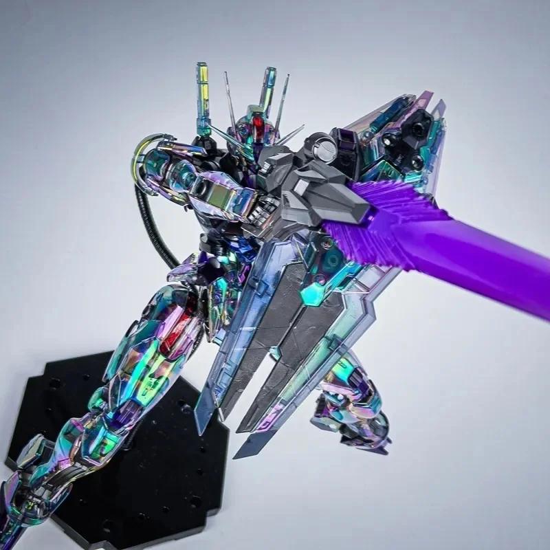 KL FM 1/100 Laser Holographic Style Aerial Mech Assembly Model Kits Action Figures Boy Toy Desktop Decoration Doll Collectibl