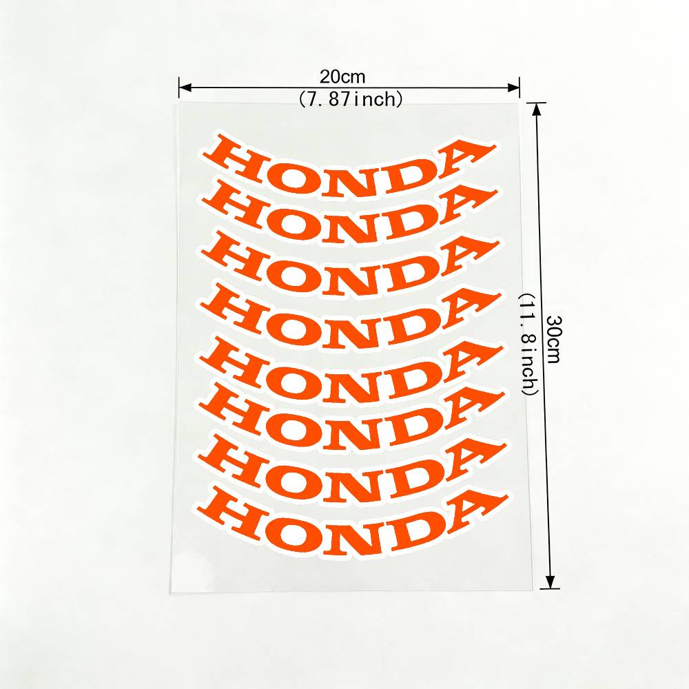 FIQ1 For Honda 18 colors Reflective motorcycle stickers, 3M safety warning at night in the dark scooter helmets