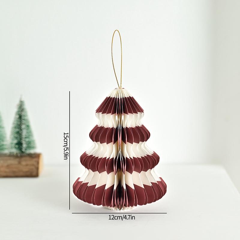Christmas Decoration 3D Honeycomb Christmas Tree Ornament Home Decoration 2026 New Year Desk Decoration Christmas Supplies