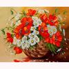 Diamond Mosaic Nature Flowers Home Decor Drill Resin Diamond Embroidery Flowers