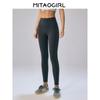 Mitaogirl Kendall Shark Pants High Waist Belly Contracting and Close-Fitting Leggings Women's Slim Looking Sports Fitness Yoga Pants