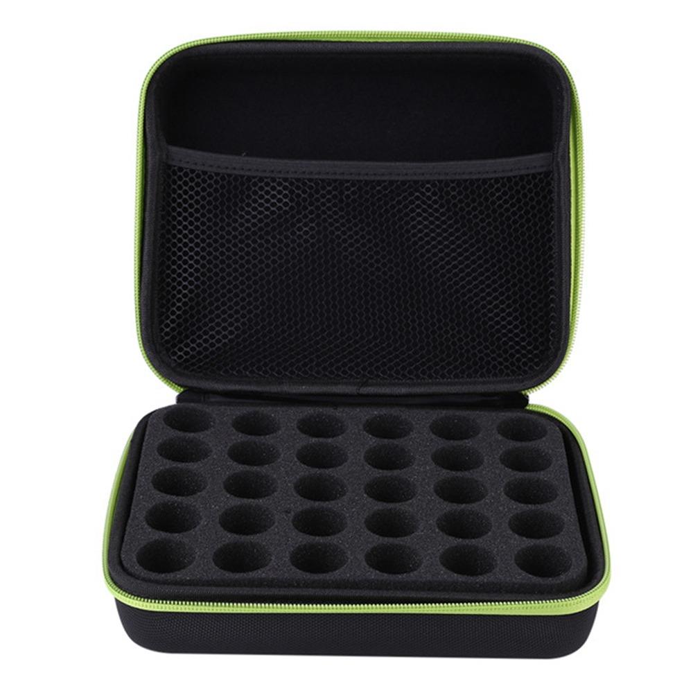 30 Slots Essential Oil Case 5ml 10ml 15ml Hard Shell Roller Bottles Storage Portable Shockproof Perfume Organizer