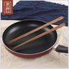 Unlackierte Wenge-Essstäbchen zum Servieren, 32 cm – Essstäbchen zum Schöpfen für Hot Pot & Nudeln