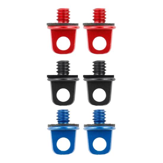 2Pcs Shoulder Safety Buckle Metal Screws 50kg Load-capacity Universal Camera Quick Strap Safe Connection Ring Accessories