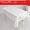 Waterproof Floral Print Tablecloth - Fresh, Rectangular Disposable Cover for Kindergarten Parties