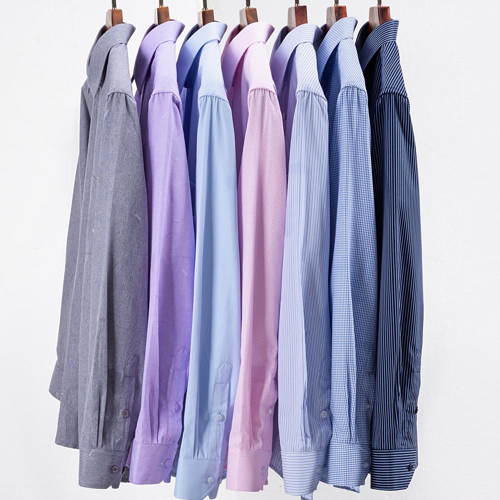 Cămașă de rochie pentru bărbați, 65% bumbac, mânecă lungă, carouri imprimate, buzunar simplu aplicat, croială regular, confortabilă, versatilă, cămăși casual subțiri