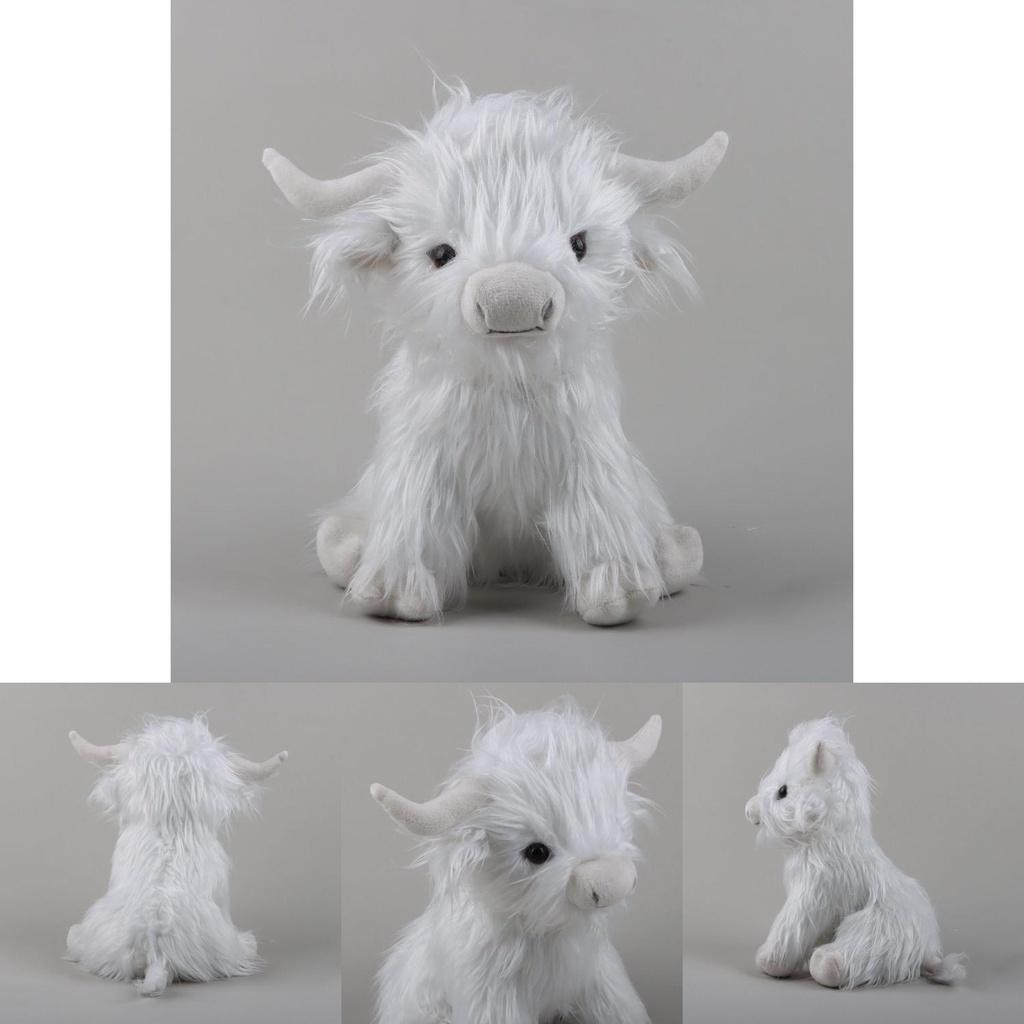 Adorable 9.4in Scottish Highland Cow Plush Toy Gift For Kids
