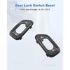 Door Lock Switch Bezel Fit for Jeep Wrangler JK 2011 2012 2013 2014 2015 2016 2017 2018, Side Door Lock Switch Replaces 68185910AA 68185911AA