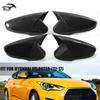 2012-2018 Hyundai Veloster Glänzend Schwarz Bullshorn Spiegelabdeckung