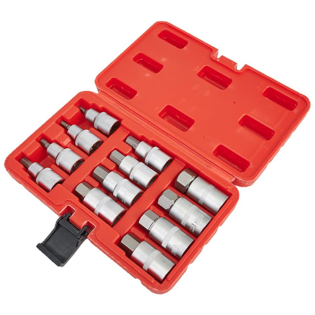 1 2 Inch Drive 12 Pcs Hand Working Tools Socket Bit Set