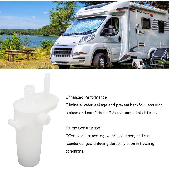 Keenso RV Vacuum Breaker Kit Premium Material for Toilet Water Valve OE 34122, Easy Installation, Fits Thetford Magic II, Lite, Plus, Residence