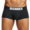 Men's Cotton Breathable Hip-Lifting Slim Solid Color Boxer Briefs