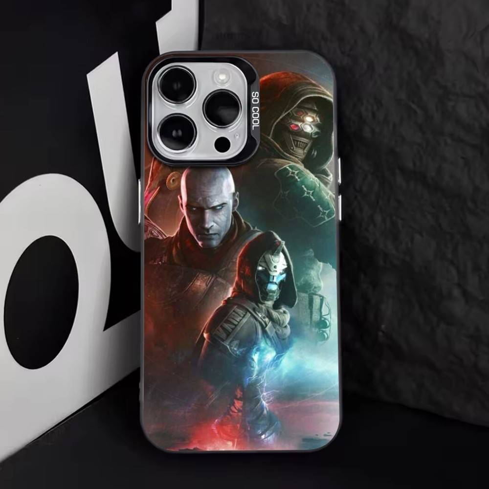 Destiny   Phone Case For iPhone 17,16,15,14,13,12,11 Plus,Pro Max,XS,Colorful Silver Phone case Funda Cover