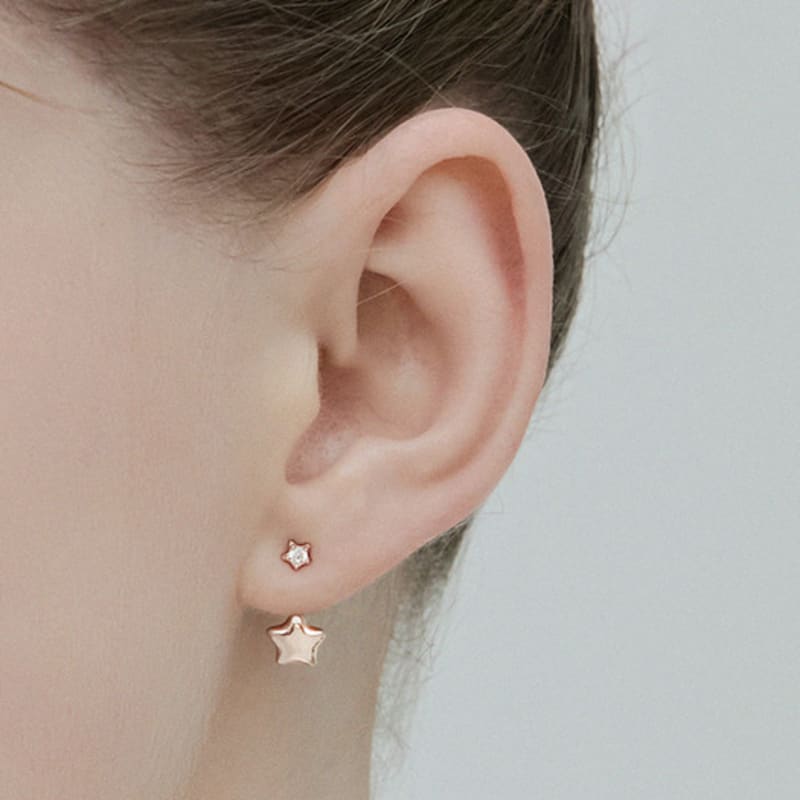 

J.ESTINA LALA J Star Ear Jacket Earrings (JJLJEQ5B1300SR000) single type
