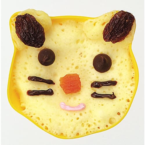 Pearl Metal Cooking Depot Silicone Side Dish Cup, Cat Design, C-3921