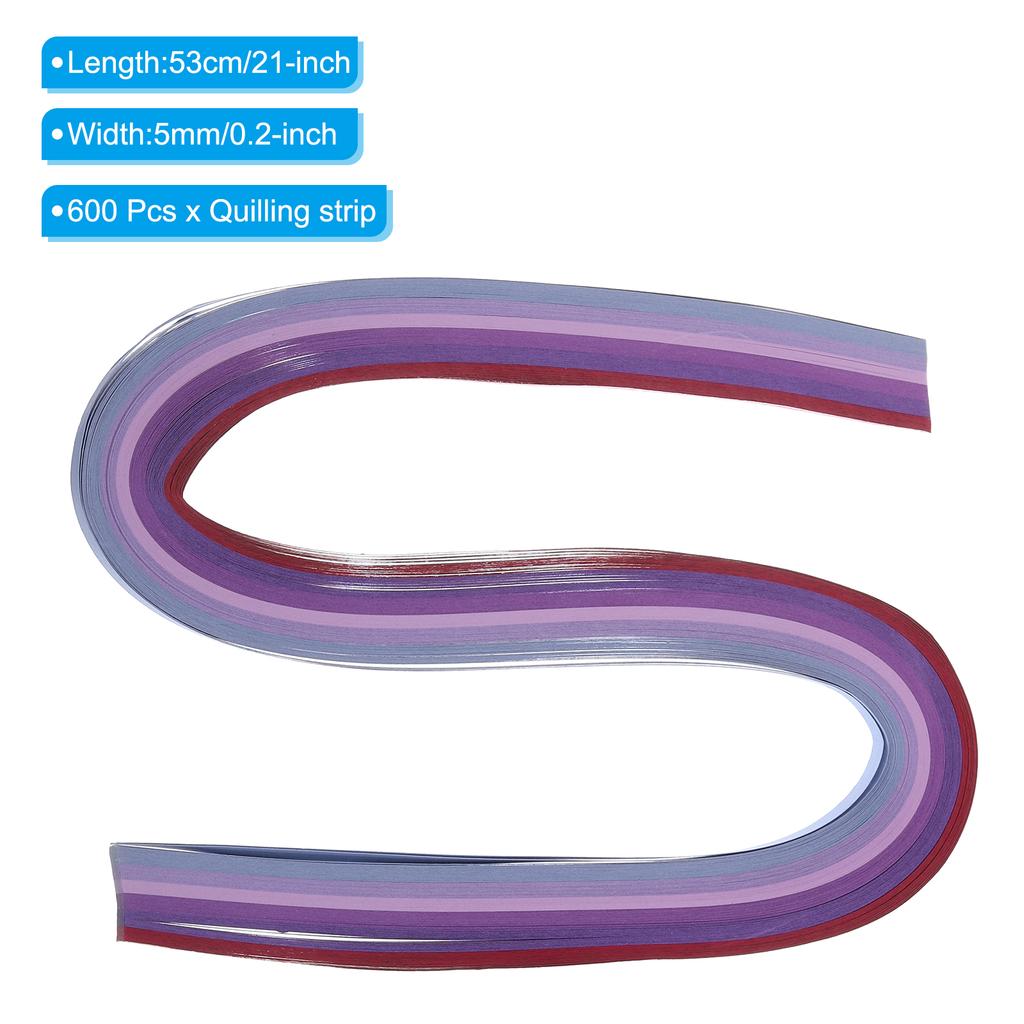 600/840pcs Quilling Strips Paper 5mm 0.2" Origami Paper Quilling Strip Mixed Color for Art DIY Hand Craft Christmas Tools