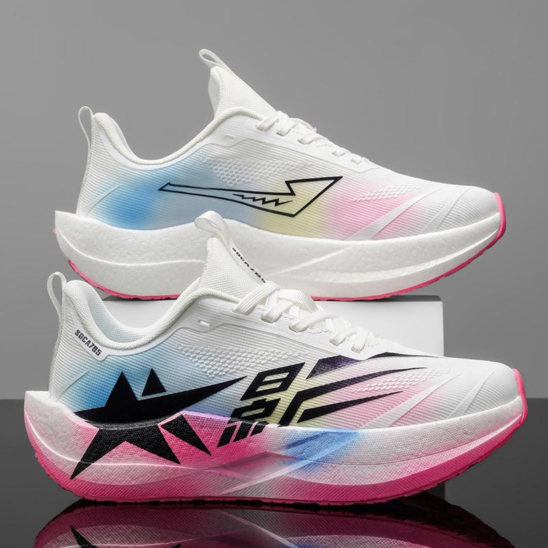 Men Running Shoes Carbon Board Marathon Speciality Sports Breathable Lightweight Women'S Comfortable Athletic Sneakers
