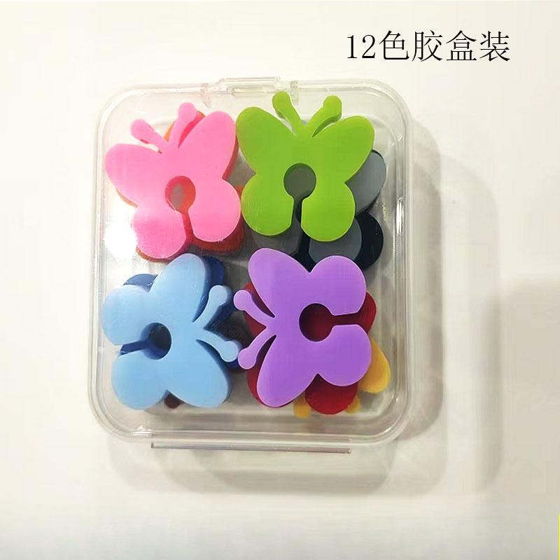 Wine Glass Markers Set of 12 Mini Silicone Drink Glass Tags Recognizer Cup Labels Signs for Party Bar 5
