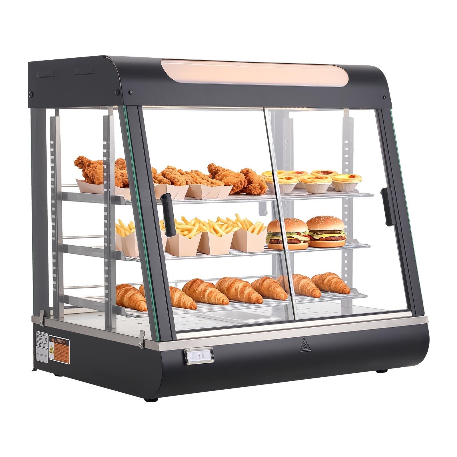 VEVOR 3-Tier Commercial Food Warmer Display