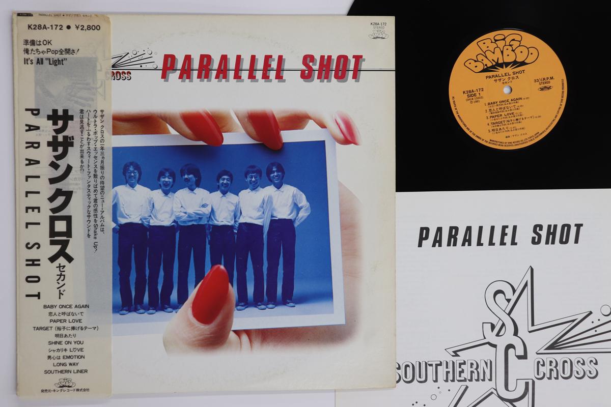 

LP Record SOUTHERNS CROSS - Parallel Shot K28A172 BIG BAMBOO 1981 Japan Obi Rock Used