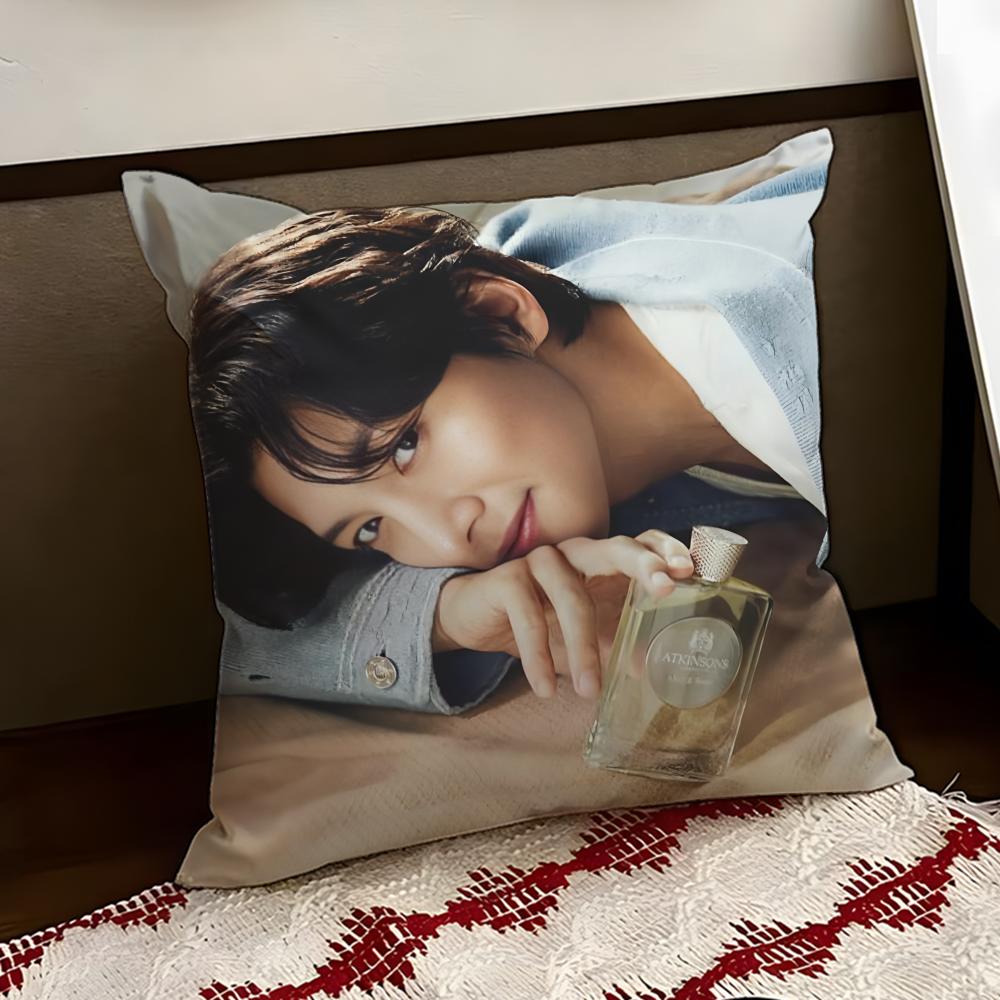 

Ji CChang WWook Cushion Cover Reversible Soft Durable Pillow Cover Home Car MultiScene Use for Daily Comfort 30X30cm