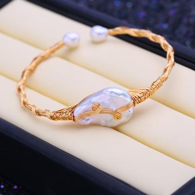 LSOOYH Natural Freshwater Pearl Bracelet For Women Wedding Engagement Jewelry Fashion Pearl Bracelet Birthday Gift