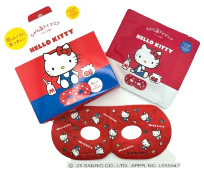 Honyarado Hello Kitty Eye Mask RLK38901 (6-pack)