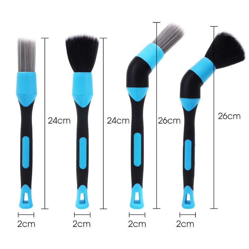 Car Interior Cleaning Tools Car Detailing Brushes Air Conditioner Air Outlet Cleaning Soft Brush Vent Detailing Cleaning Brush