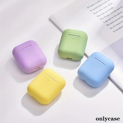 Ochranné pouzdro pro AirPods, pro bezdrátové silikonové kryty sluchátek, kompatibilní s 1. a 2. generací, pouzdra na sluchátka