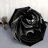 1pc Bat Symbol Tattoo Design Umbrella with Plastic Handle,Suitable for All Seasons Home Travel Outdoor UmbrellaDD1719