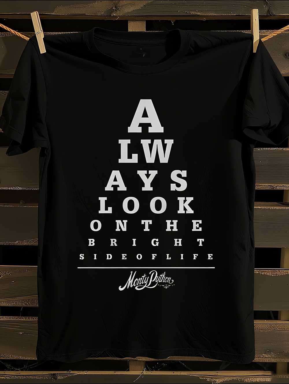 Monty Python Bright Side Eye Test Slim Fit T-Shirt S