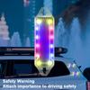 Car Solar Warning Flash Red Blue Flashing Light Night End Light Motorcycle Collision Light Running Waterproof Anti Rear Col J4J4
