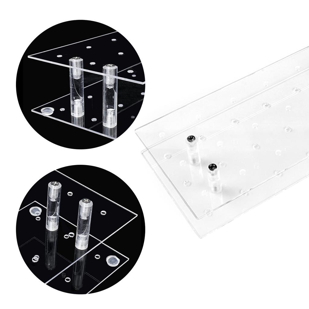 Cake Lollipop Holder Display Stand 42/20/21Holes Acrylic Holder Clear Durable Candy Holder for Wedding Party Candy Dessert Bar