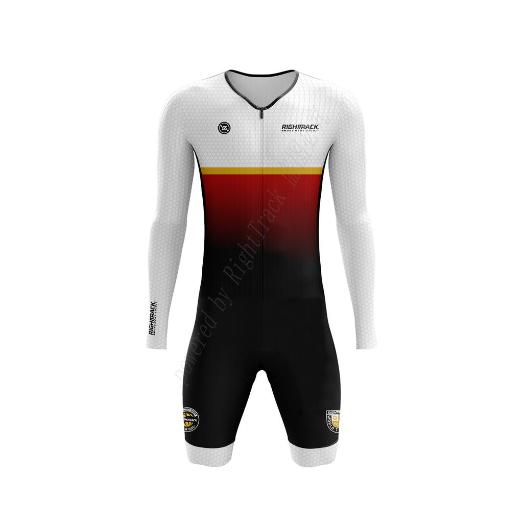 2026 MĘSKI Trisuit Mistrzostwa Świata w Triathlonie Długi Rękaw Skinsuit Pływanie Kolarstwo Bieganie Zawody Ubranie