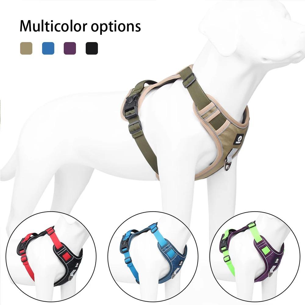 Středně velké postroje pro psy obojek Labrador Army reflexní nastavitelný postroj Oxford látková vesta pro domácí mazlíčky Tréninkový honič Procházka se psem