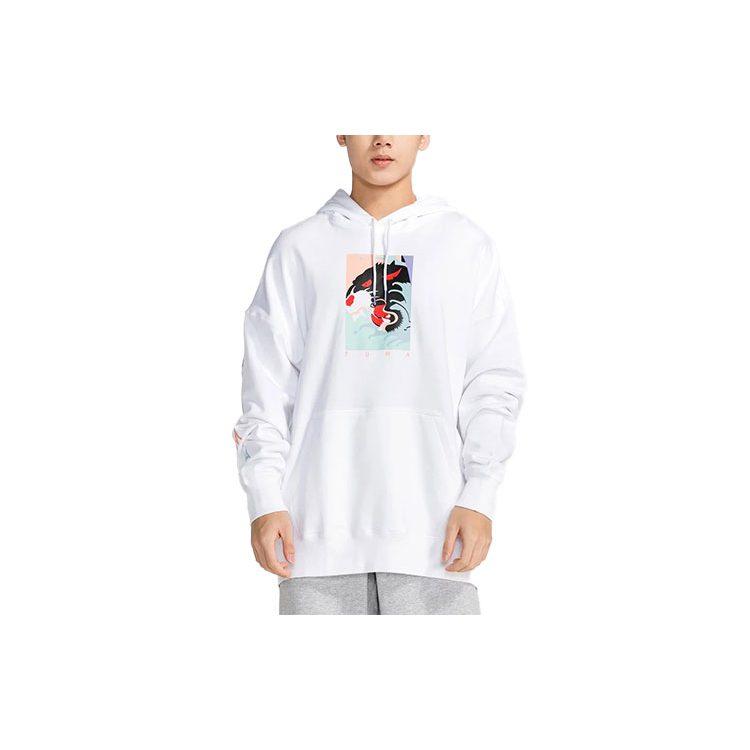 Puma Sweatshirts Men's White Hooded Moderate Regular 578902-02