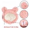 Four Seasons Pet Hat Bear Plush Hood British Short Cute Ears Cat Small Dog Funny Headgear Photo