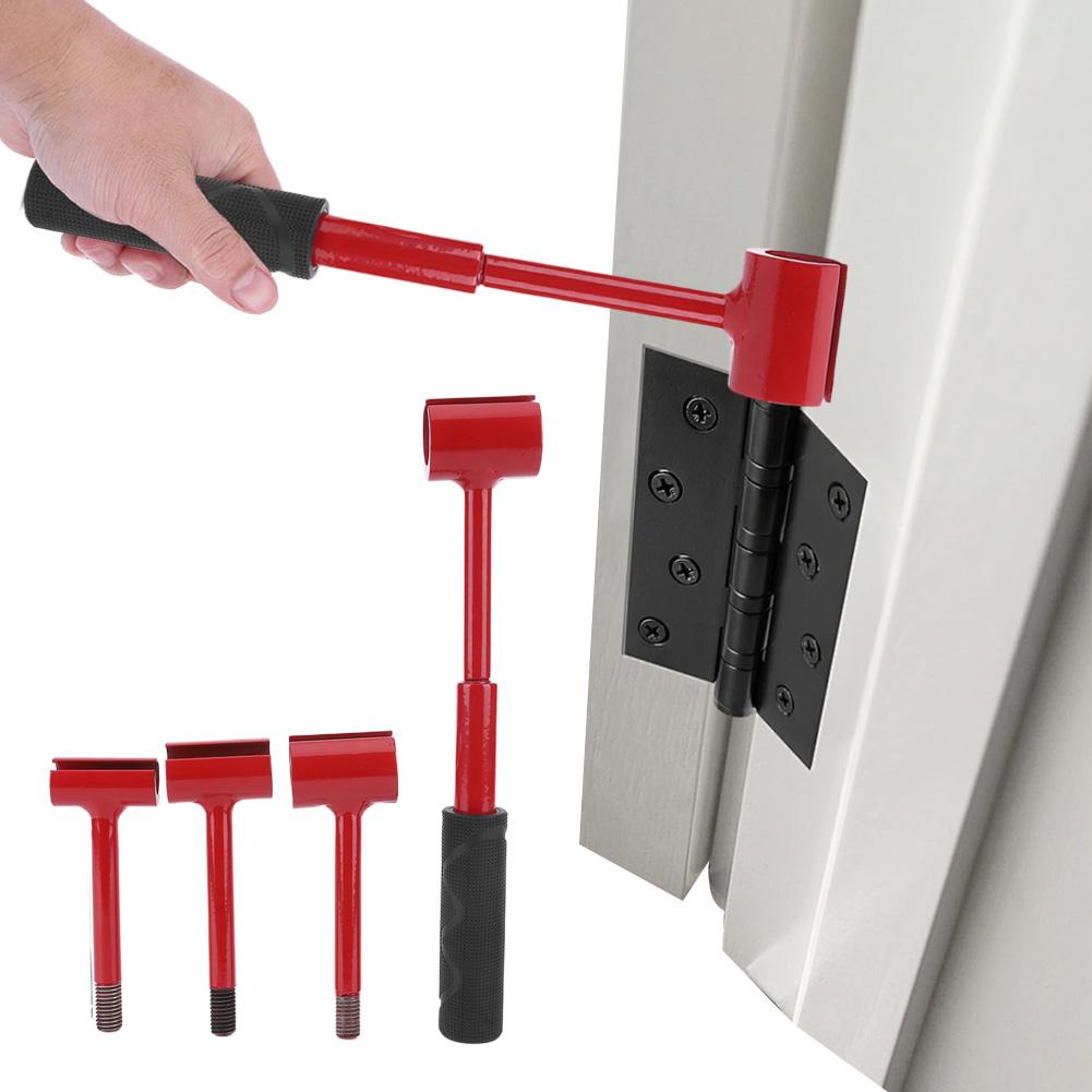 4 in 1 Hinge Space Adjusting Wrench Door Hinge Repair Tool Door Hinge Repair Spanner for Residential and Commercial Heavy Door