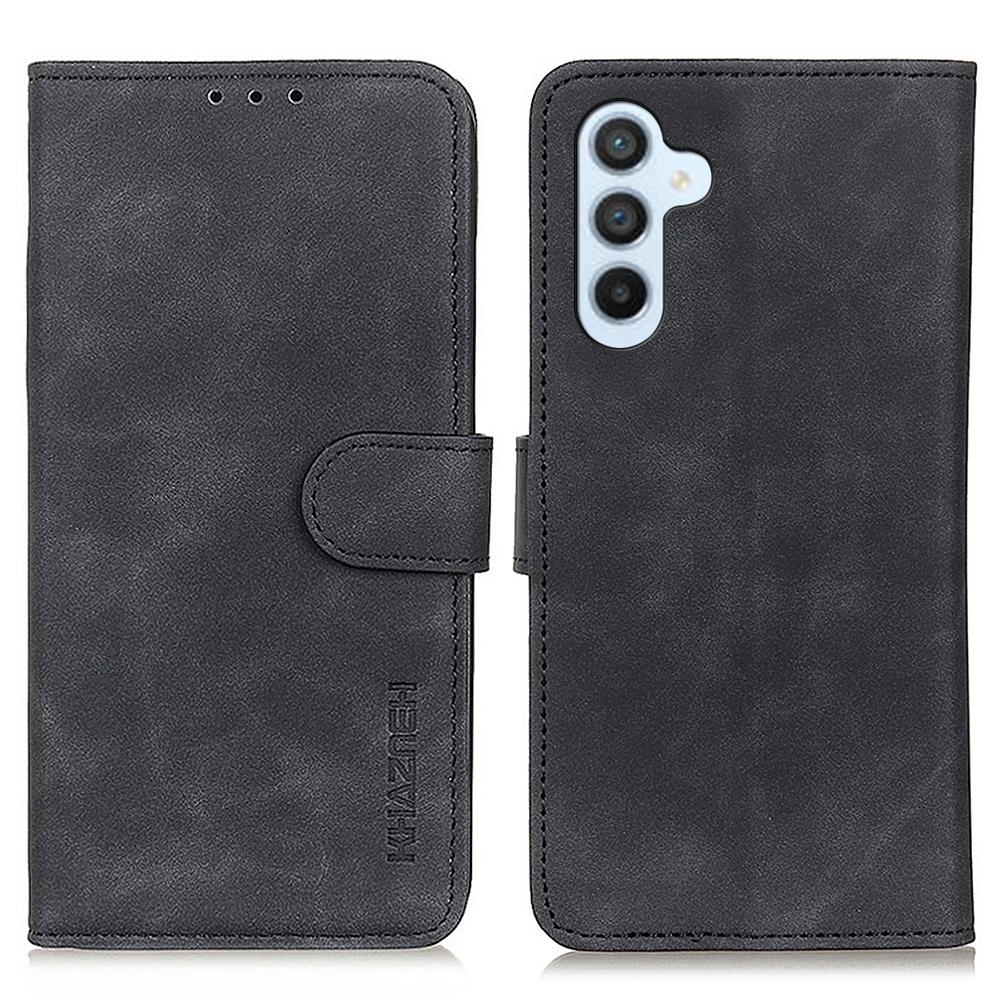 KHAZNEH For Samsung Galaxy F34 5G/M34 5G Wallet Phone Cover Retro Texture PU Leather Stand Case