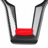 Carbon Fiber Look Steering Wheel Trim Cover For Mercedes W204 W212 AMG 2012-2014