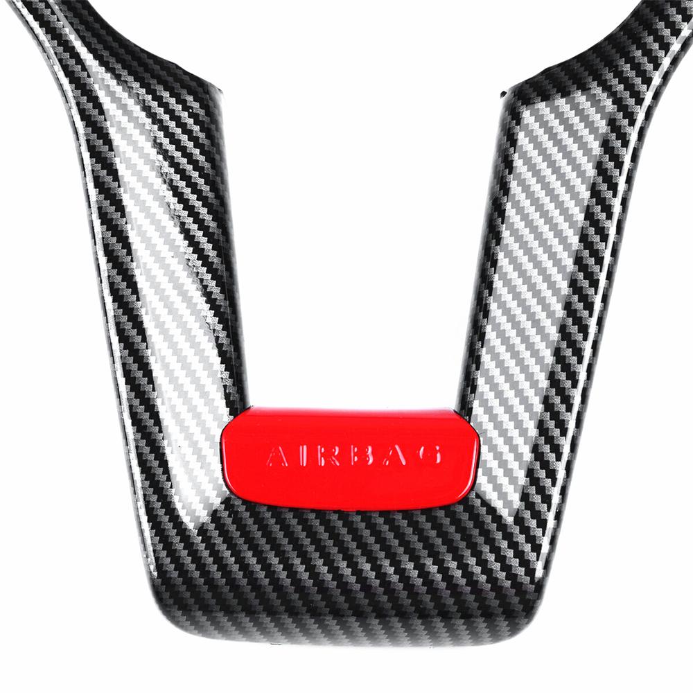 Carbon Fiber Look Steering Wheel Trim Cover For Mercedes W204 W212 AMG 2012-2014